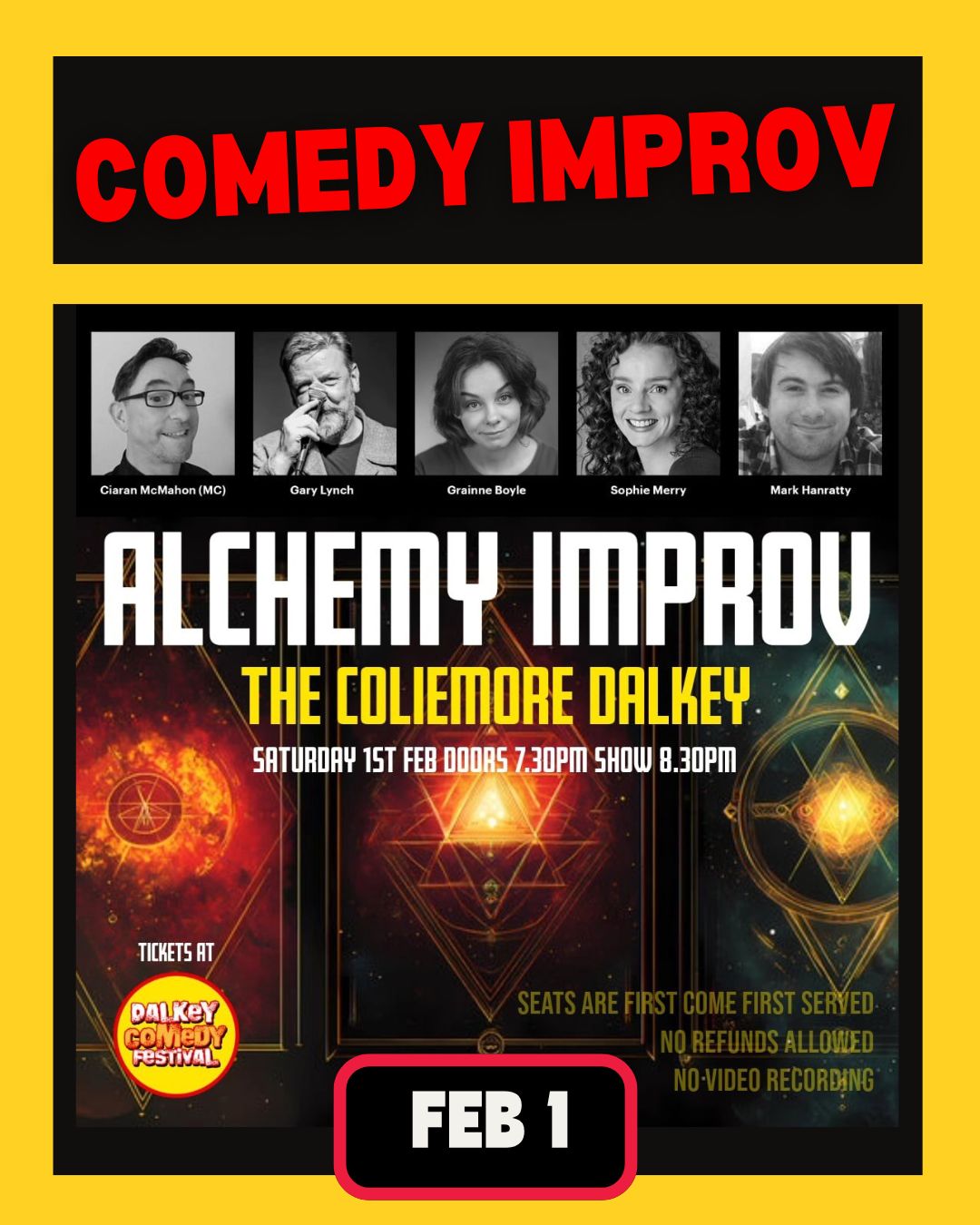 Comedy Improv - Coliemore - Feb 1